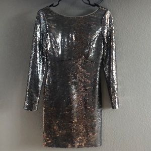 Sequin mini dress
